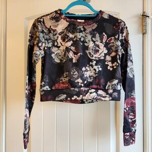 Abercrombie & Fitch Cropped Long Sleeve Sweatshirt Women's XS